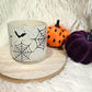 Web/Bat White Glass Coffee Mug