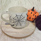 Web/Bat White Glass Coffee Mug