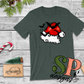 Creepy Santa Hat PNG two versions
