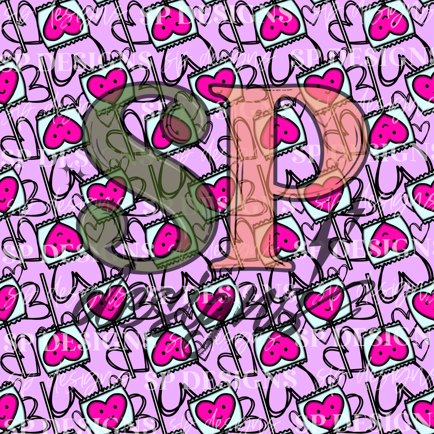 Heart Sucker Heart Seamless